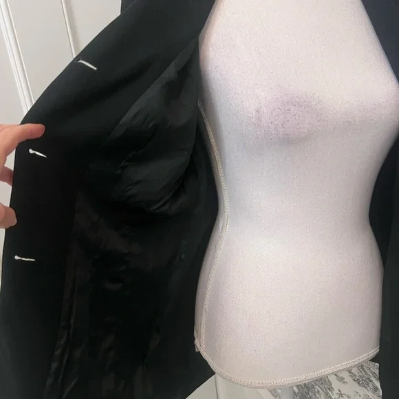 Banana republic Black Women's Blazer size 6l wool - Picture 5 of 7